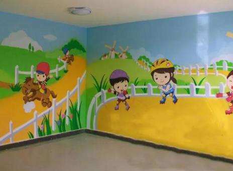 沈丘幼儿园墙体彩绘制作流程及注意事项