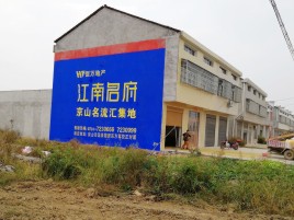 沈丘农村墙体广告在不同形式上面展现的不同特色