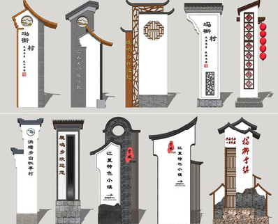 沈丘美丽乡村标识标牌有哪些分类？