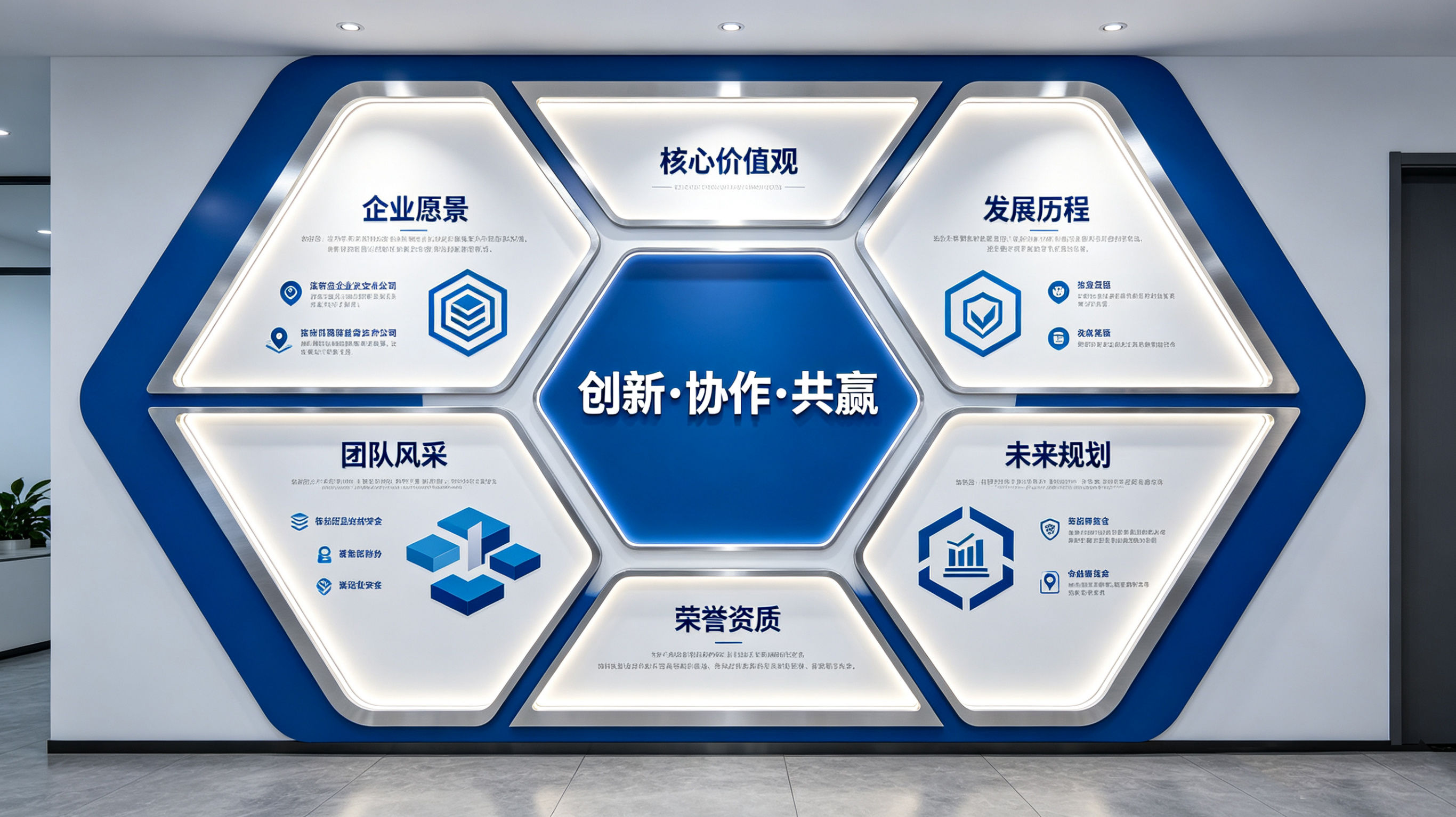 沈丘企业文化墙六边形避坑指南（新手常犯5个错误）